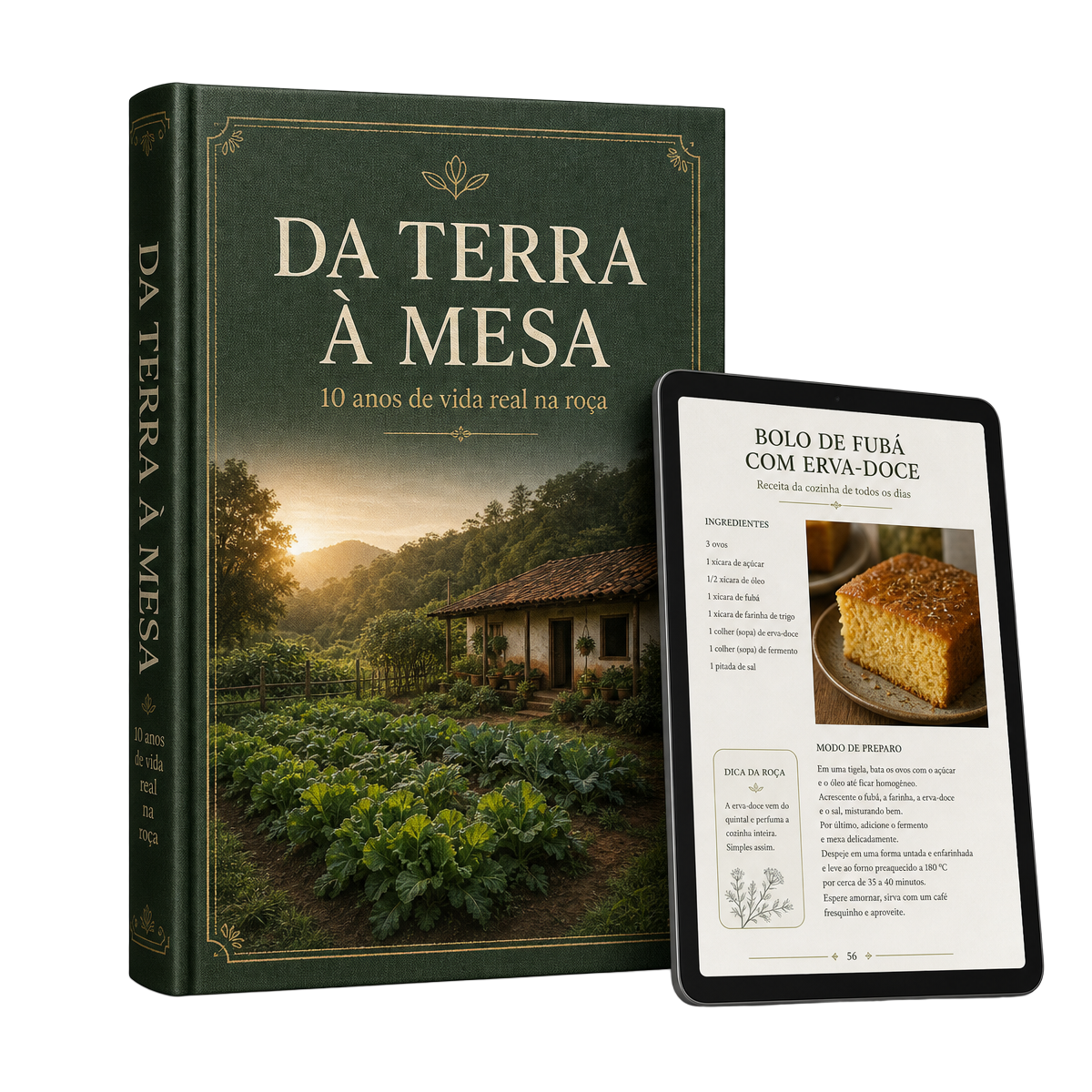 Capa e visualização do ebook Da Terra à Mesa